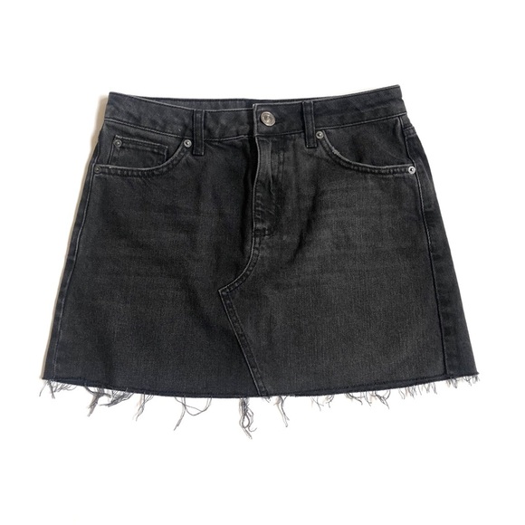 BDG Urban Outfitters frayed hem denim mini skirt Y2K - Picture 2 of 8